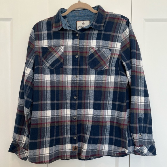 Legendary Whitetails Tops - Legendary Whitetails Flannel Shirt L